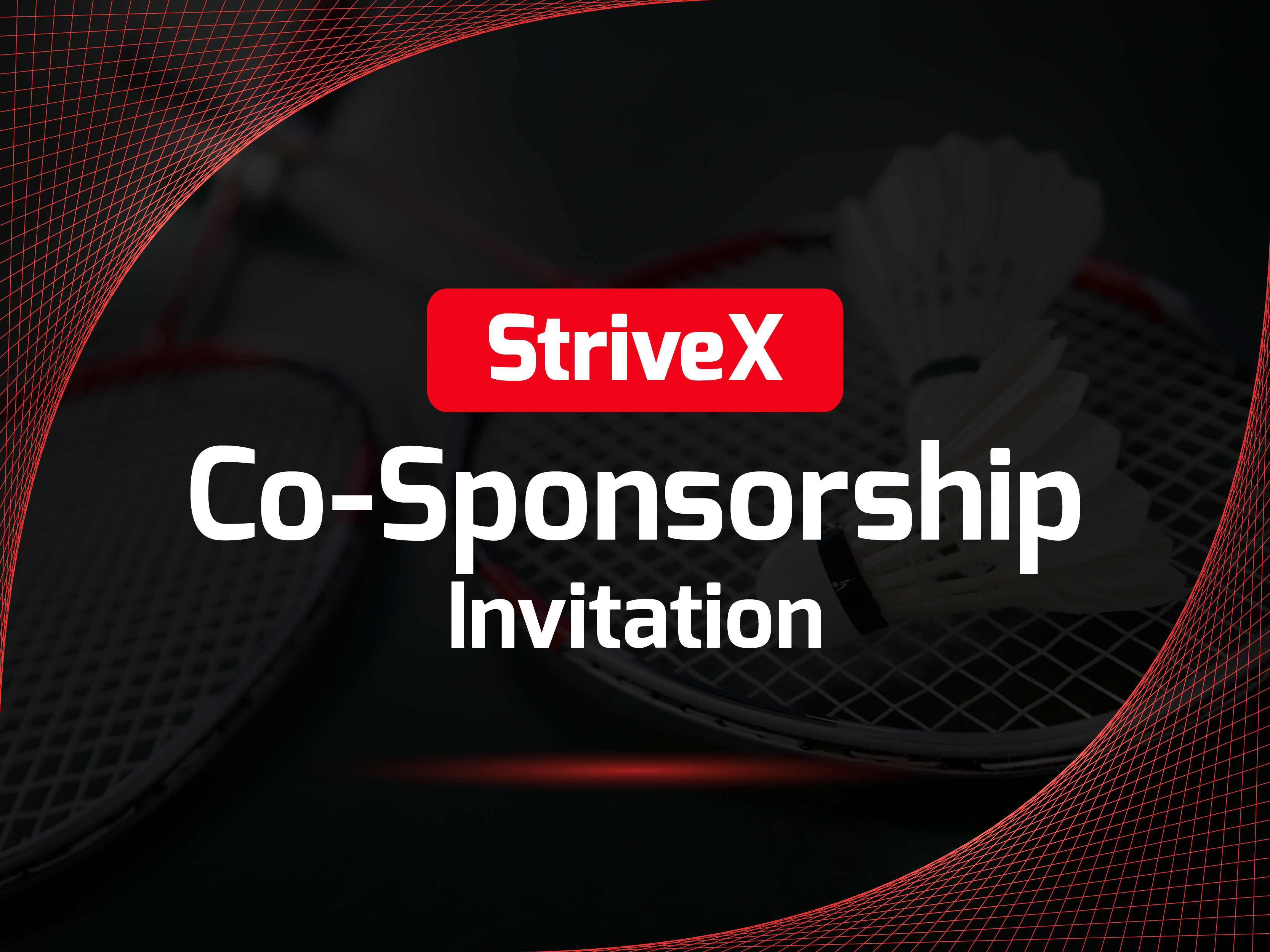 StriveX Championship 2026 co-sponsorship invitation