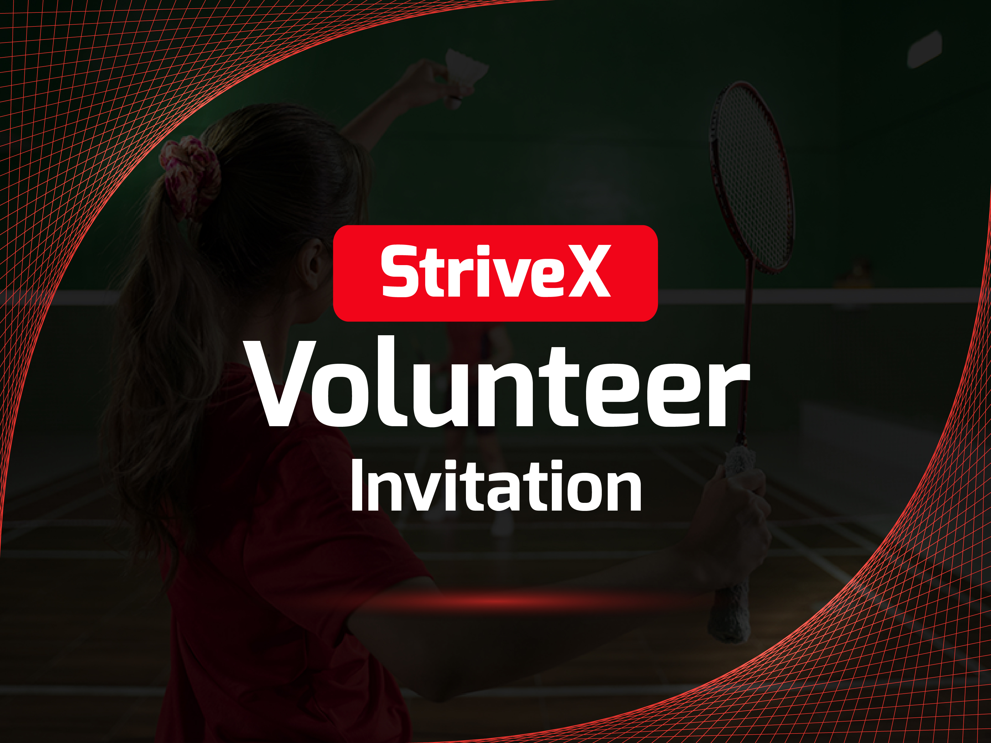 StriveX Championship 2026 volunteer invitation